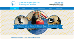 Desktop Screenshot of caldwellpediatrictherapycenter.com